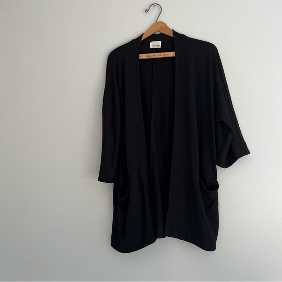 Aritzia Wilfred Free Zlata Black Cardigan Size Small - Picture 4 of 6
